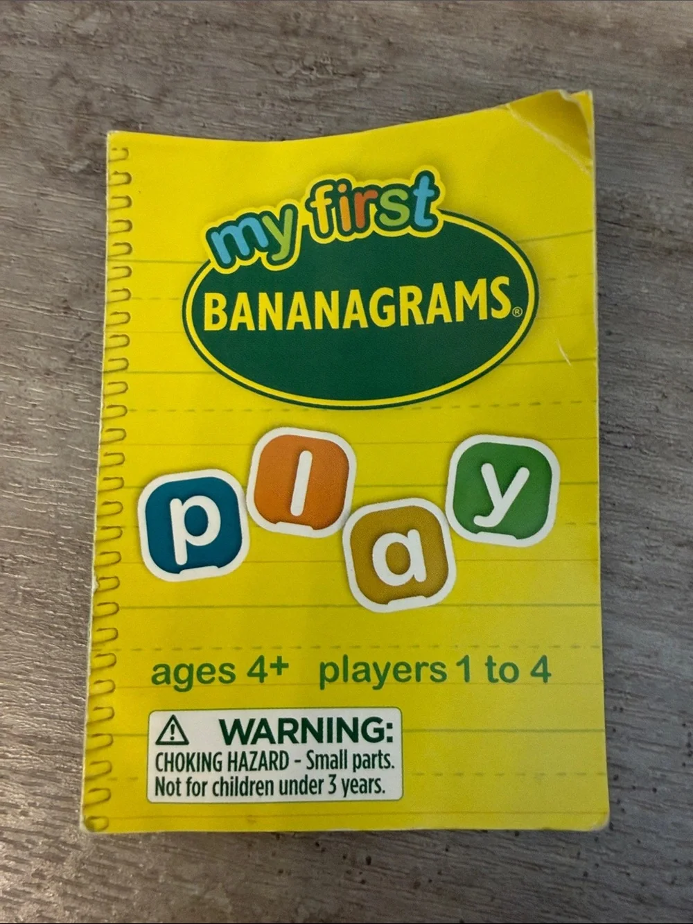 Bananagrams My First Word Game for Kids